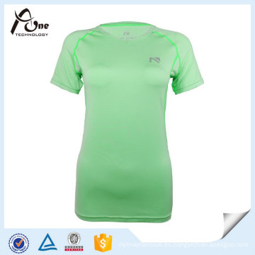 Camisa de secado rápido para mujer OEM Sports Wear